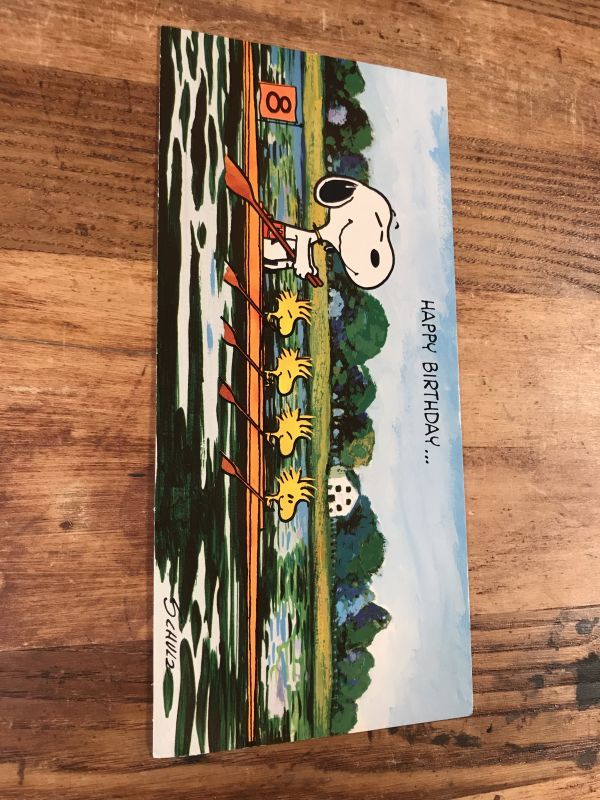 Hallmark Peanuts Snoopy “Kayak” Greeting Card スヌーピー