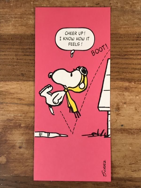 Hallmark Peanuts Snoopy “Cheer Up!” Greeting Card スヌーピー ビンテージ グリーティングカード  70〜80年代 - STIMPY(Vintage Collectible Toys）スティンピー(ビンテージ コレクタブル トイズ）
