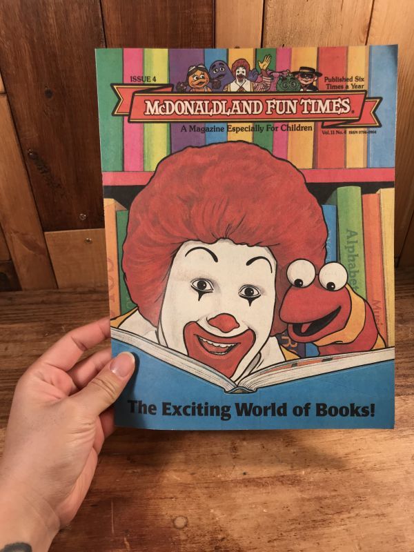 McDonaldland Fun Times “The Exciting World of Books!” Magazine ...