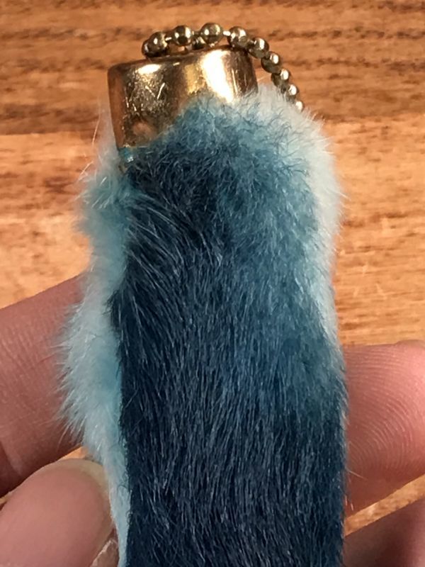 Rabbit Foot Lucky Charm Keychain ラビットラッキーチャーム