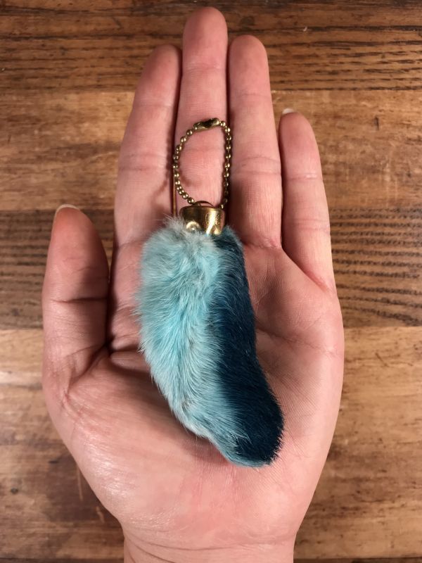 Rabbit Foot Lucky Charm Keychain ラビットラッキーチャーム