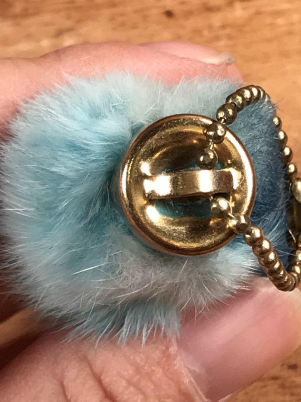 Rabbit Foot Lucky Charm Keychain ラビットラッキーチャーム