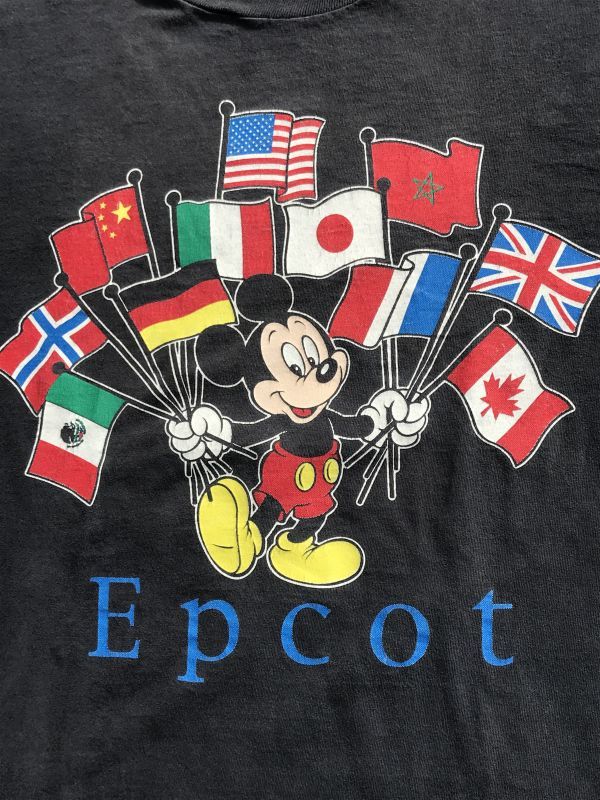 Disney Mickey Mouse “World Epcot” T-Shirt ミッキーマウス ...