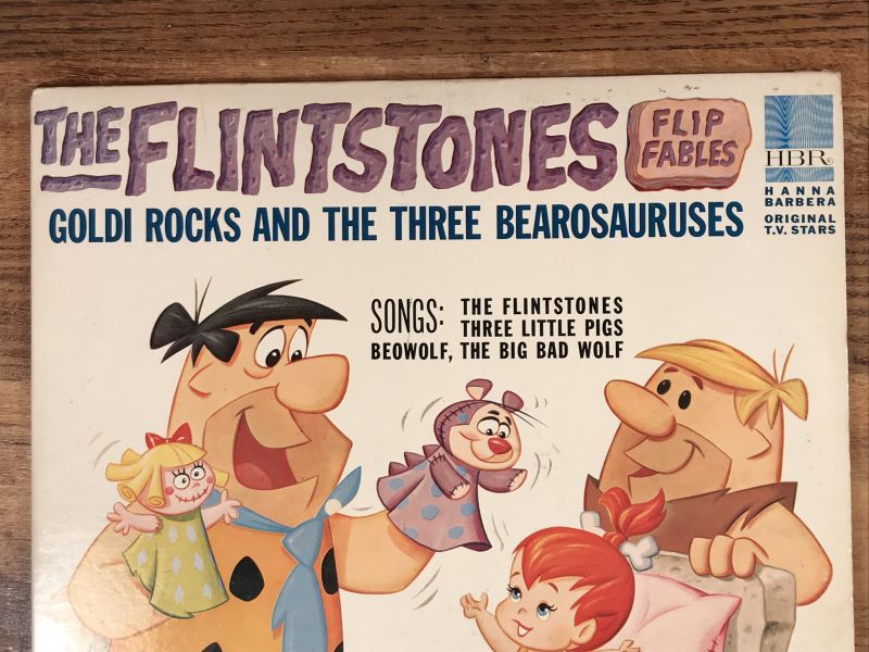 The Flintstones Goldi Rocks And The Three Bearosauruses LP Record フリントストーン  ビンテージ レコード ハンナバーベラ 60年代｜Animation Character(アニメーション系キャラクター)-Hanna Barbera( ハンナバーベラ)系｜STIMPY(Vintage Collectible Toys ...