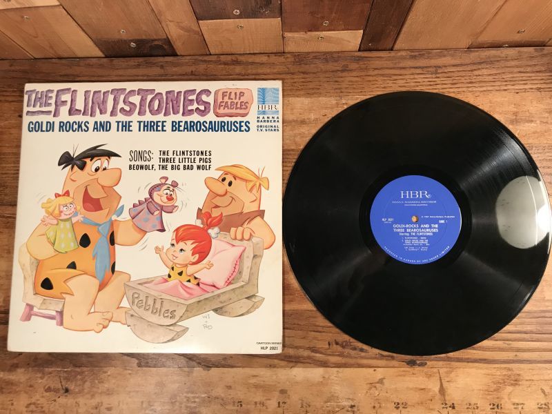 The Flintstones Goldi Rocks And The Three Bearosauruses LP Record 