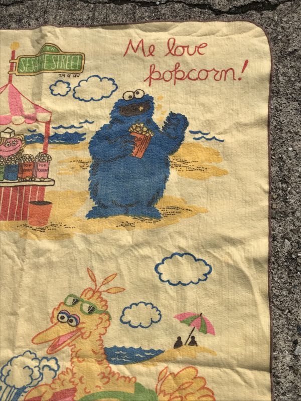 Sesame Street “Beach” Blanket セサミストリート ビンテージ