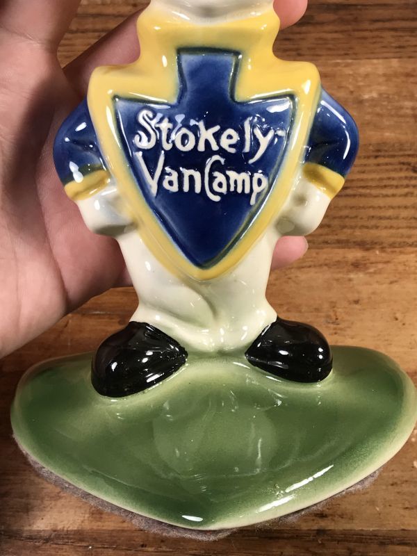 Stokely Van Camp “Easy” Ceramic Figure　ストークリーヴァンキャンプ　ビンテージ　ディスプレイフィギュア　50年代