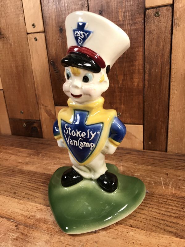 Stokely Van Camp “Easy” Ceramic Figure　ストークリーヴァンキャンプ　ビンテージ　ディスプレイフィギュア　50年代