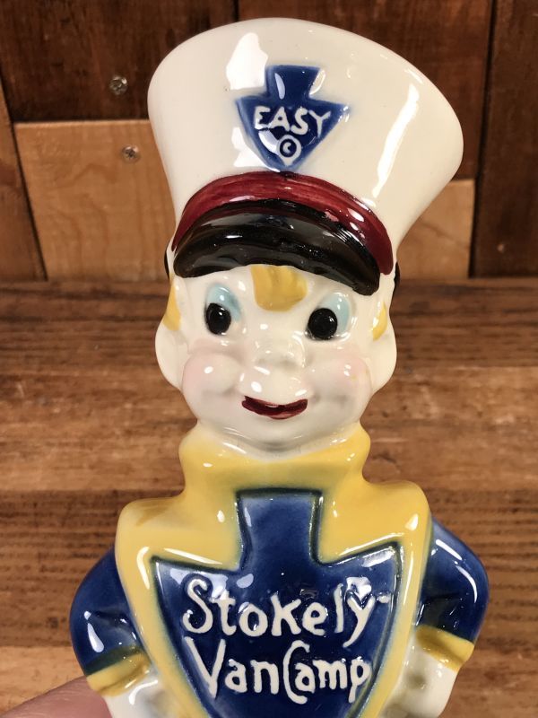 Stokely Van Camp “Easy” Ceramic Figure　ストークリーヴァンキャンプ　ビンテージ　ディスプレイフィギュア　50年代