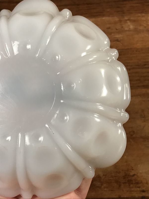 Reddy Kilowatt Milk Glass Ashtray レディキロワット ビンテージ 