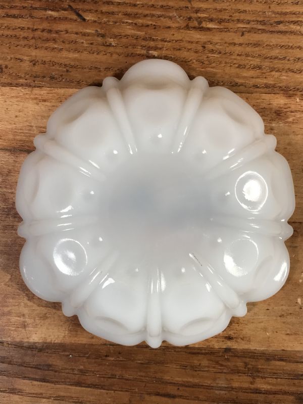 Reddy Kilowatt Milk Glass Ashtray レディキロワット ビンテージ