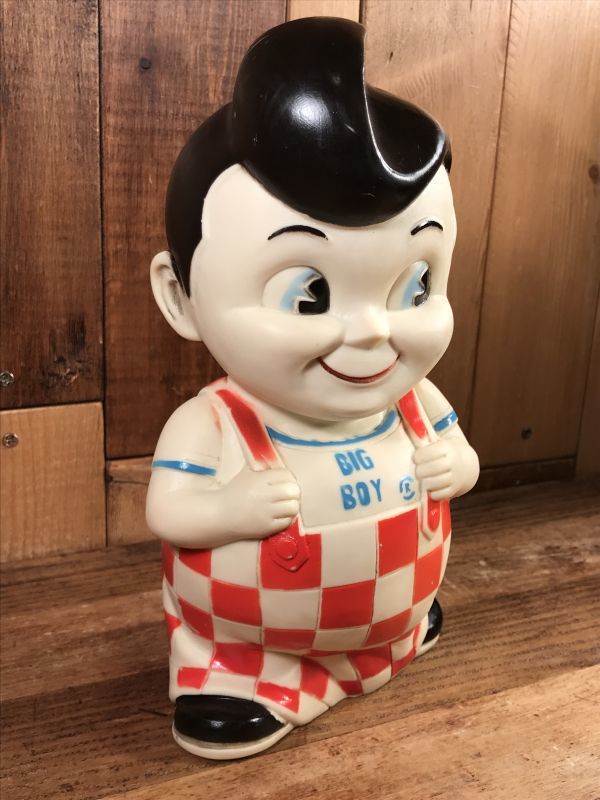 Big Boy Coin Bank Doll ビッグボーイ ビンテージ コインバンクドール 貯金箱フィギュア 50 60年代 Advertising Character 企業系キャラクター Fast Food Restaurant ファーストフード レストラン 系 Stimpy Vintage Collectible Toys スティンピー ビンテージ