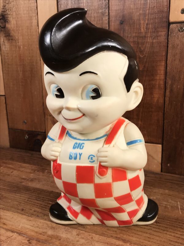 Big Boy Coin Bank Doll ビッグボーイ ビンテージ コインバンクドール 貯金箱フィギュア 50 60年代 Advertising Character 企業系キャラクター Fast Food Restaurant ファーストフード レストラン 系 Stimpy Vintage Collectible Toys スティンピー ビンテージ