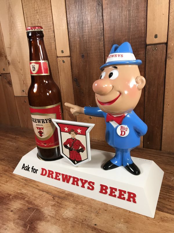 Drewry's Beer “Big D” Display Figure　ビッグディー　ビンテージ　ディスプレイフィギュア　ドリューリーズ　50年代