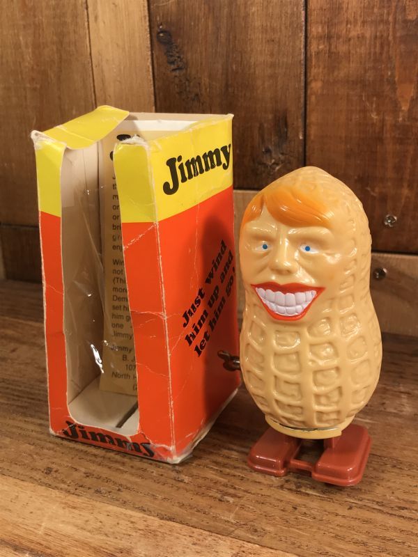 Jimmy The People's Peanut Wind Up Toy　ジミーカーター　ビンテージ　ワインドアップトイ　トコトコ人形　70年代