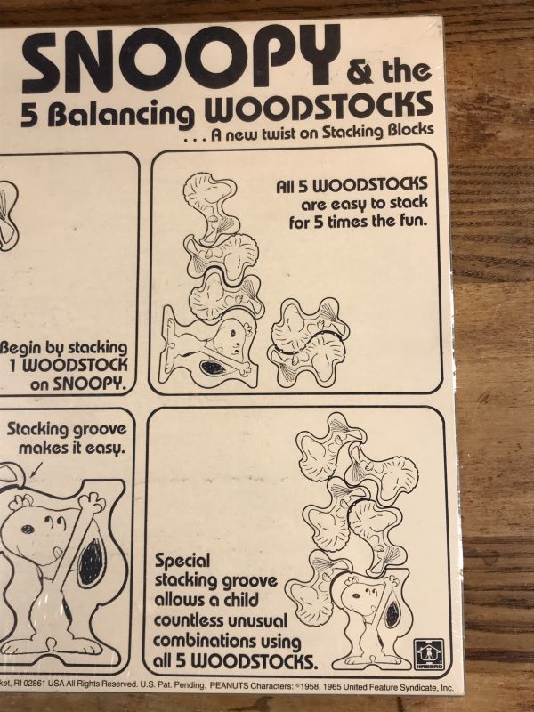 Snoopy u0026 the 5 Balancing Woodstocks スヌーピー ビンテージ バランストイ ウッドストック  80年代｜Animation Character(アニメーション系キャラクター)-Snoopy Peanuts(スヌーピー 、ピーナッツ)系｜STIMPY(Vintage Collectible Toys）スティンピー(ビンテージ ...