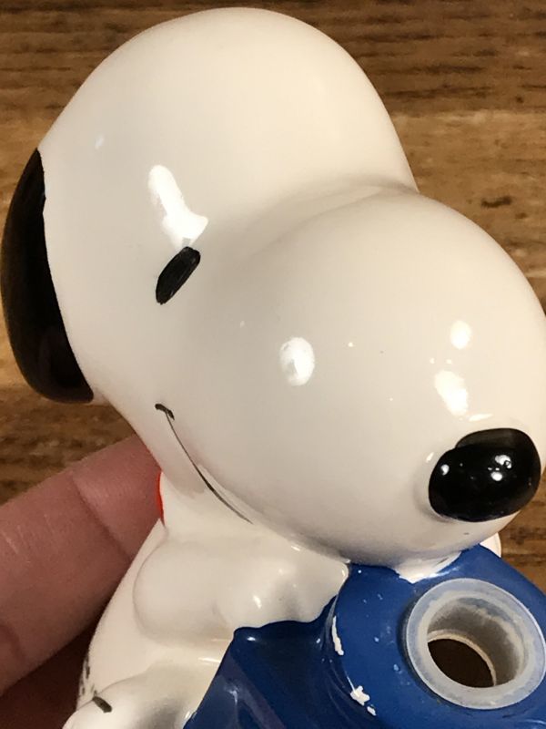 Peanuts Snoopy Ink Ceramic Pen Stand スヌーピー ビンテージ ペン立て 陶器 70年代｜Animation  Character(アニメーション系キャラクター)-Snoopy Peanuts(スヌーピー、ピーナッツ)系｜STIMPY(Vintage  Collectible Toys）スティンピー(ビンテージ コレクタブル トイズ）