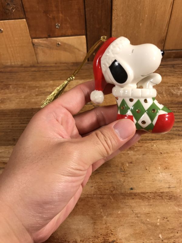 Lenox Peanuts Snoopy Christmas Ceramic Ornament スヌーピー 