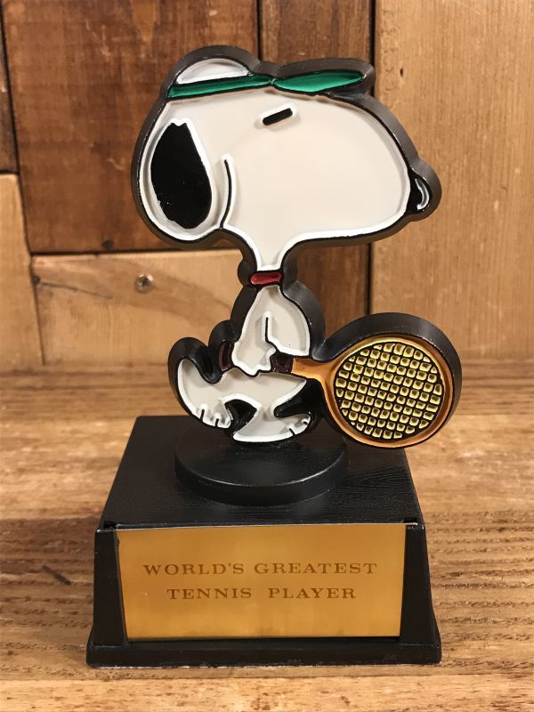 Aviva Peanuts Snoopy “World's Greatest Tennis Player” Trophy 