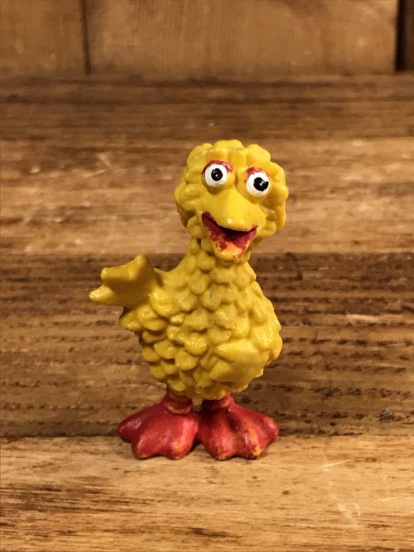 Sesame Street Big Bird PVC Figure セサミストリート ビンテージ ビッグバード PVCフィギュア  80年代｜Animation Character(アニメーション系キャラクター)-Jim Henson Sesame Street(ジムヘンソン  セサミストリート)系｜STIMPY(Vintage Collectible Toys）スティンピー ...