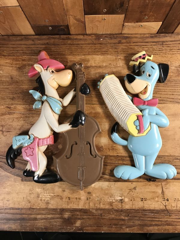 Huckleberry Hound & Quickdraw McGraw Wall Plaques ハックルベリー
