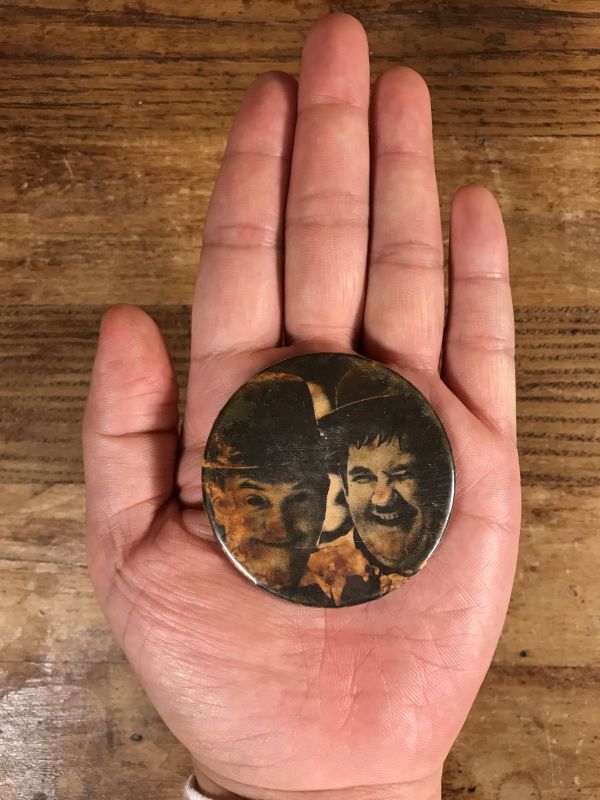 Laurel & Hardy Pinback ローレル&ハーディ ビンテージ 缶バッジ 缶