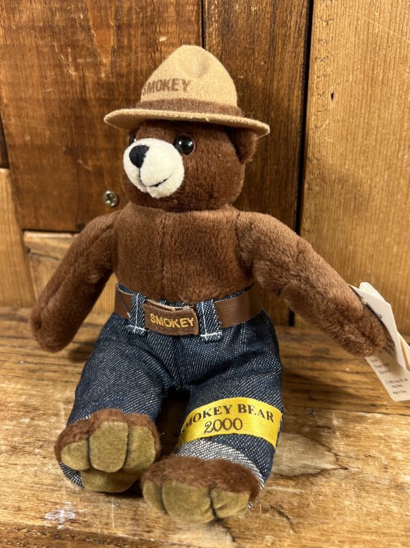 Smokey The Bear Mini Plush Doll スモーキーベア ビンテージ ぬいぐるみ プラッシュドール 2000年代~｜New  Item(新商品)-｜STIMPY(Vintage Collectible Toys）スティンピー(ビンテージ コレクタブル トイズ）