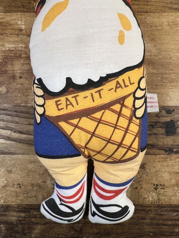 Eat-It-All Cone Kids Krispy Pillow Doll コーンキッズ ビンテージ 