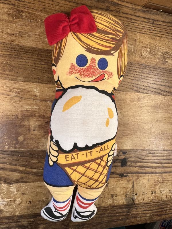 Eat-It-All Cone Kids Krispy Pillow Doll コーンキッズ ビンテージ 