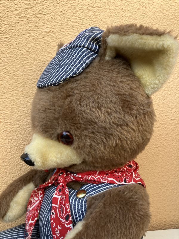 Union Pacific Hickory Denim Teddy Bear テディベア ビンテージ ぬいぐるみ くま 70年代｜New  Item(新商品)-｜STIMPY(Vintage Collectible Toys）スティンピー(ビンテージ コレクタブル トイズ）